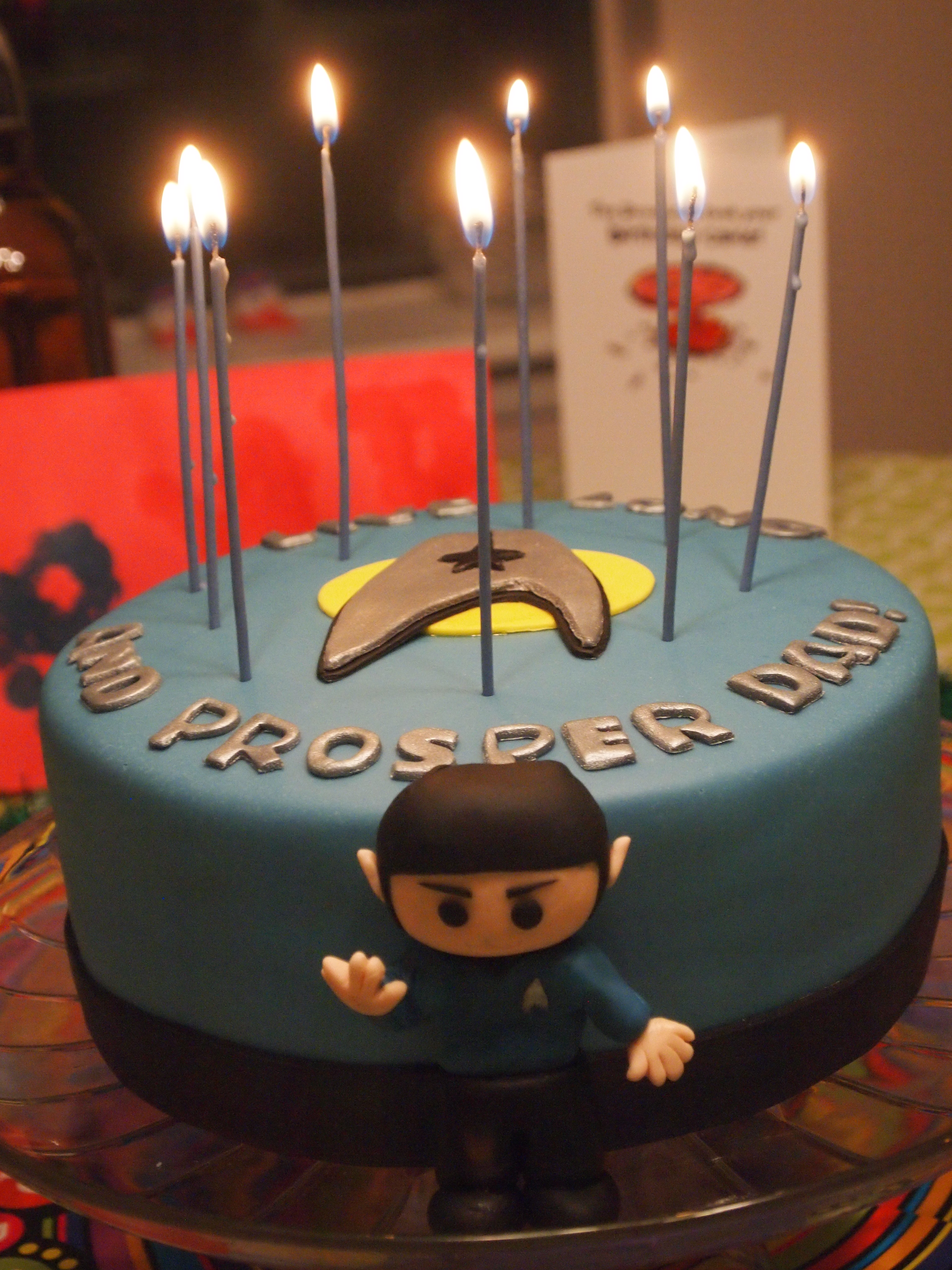 Spock Star Trek Cake