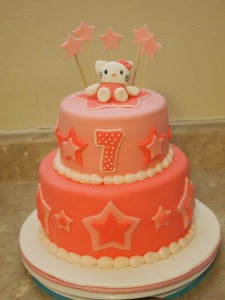 Hello Kitty Star Cake