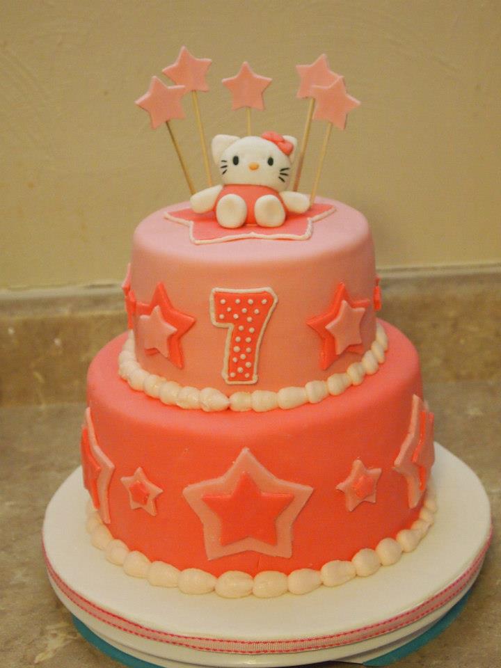 Hello Kitty Star Cake