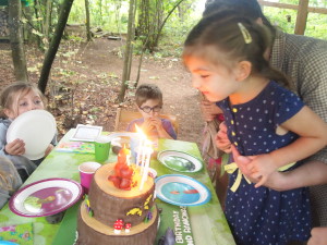 Ramona Blowing Out the Candles