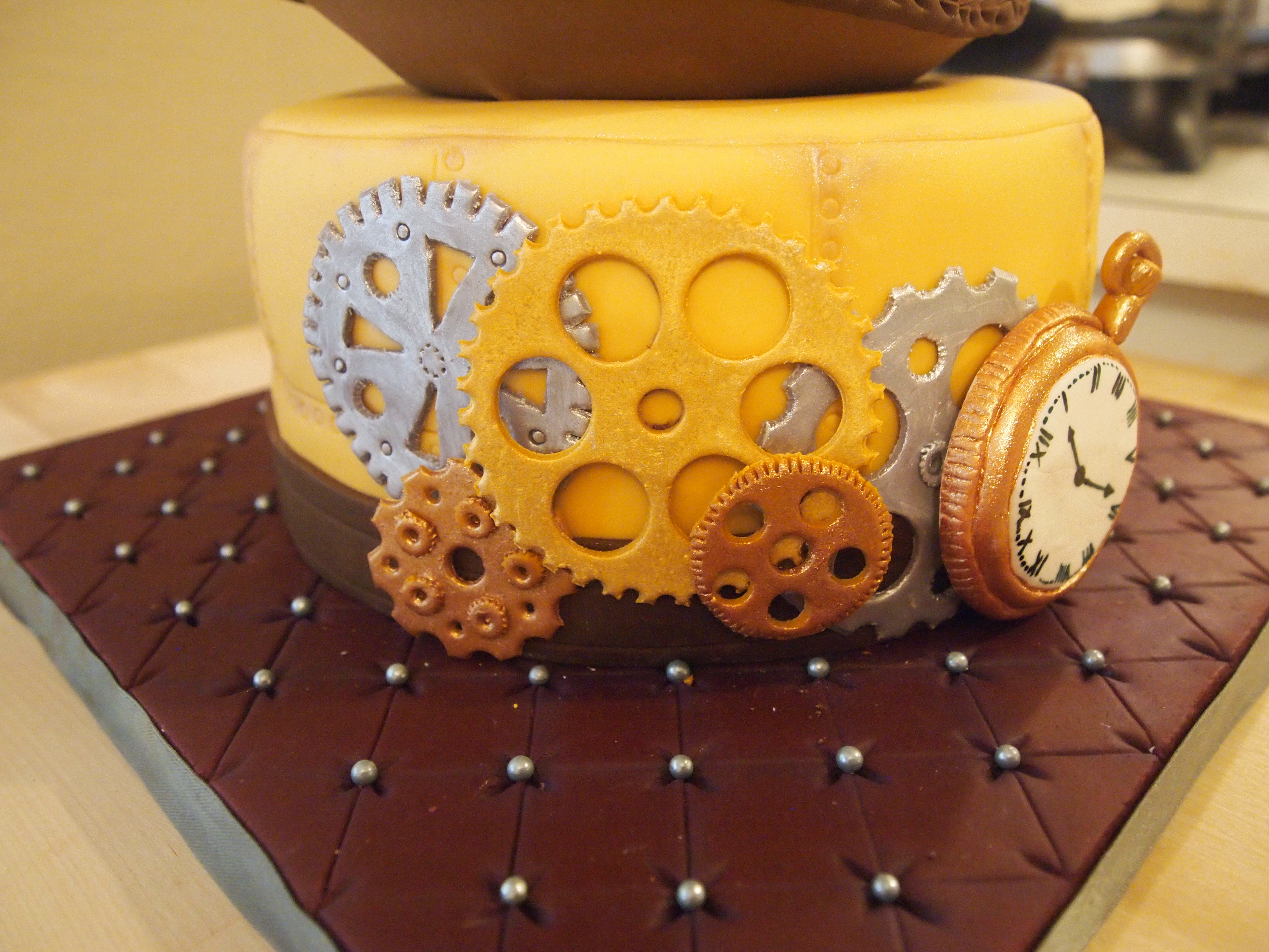 Steampunk Cake Gears