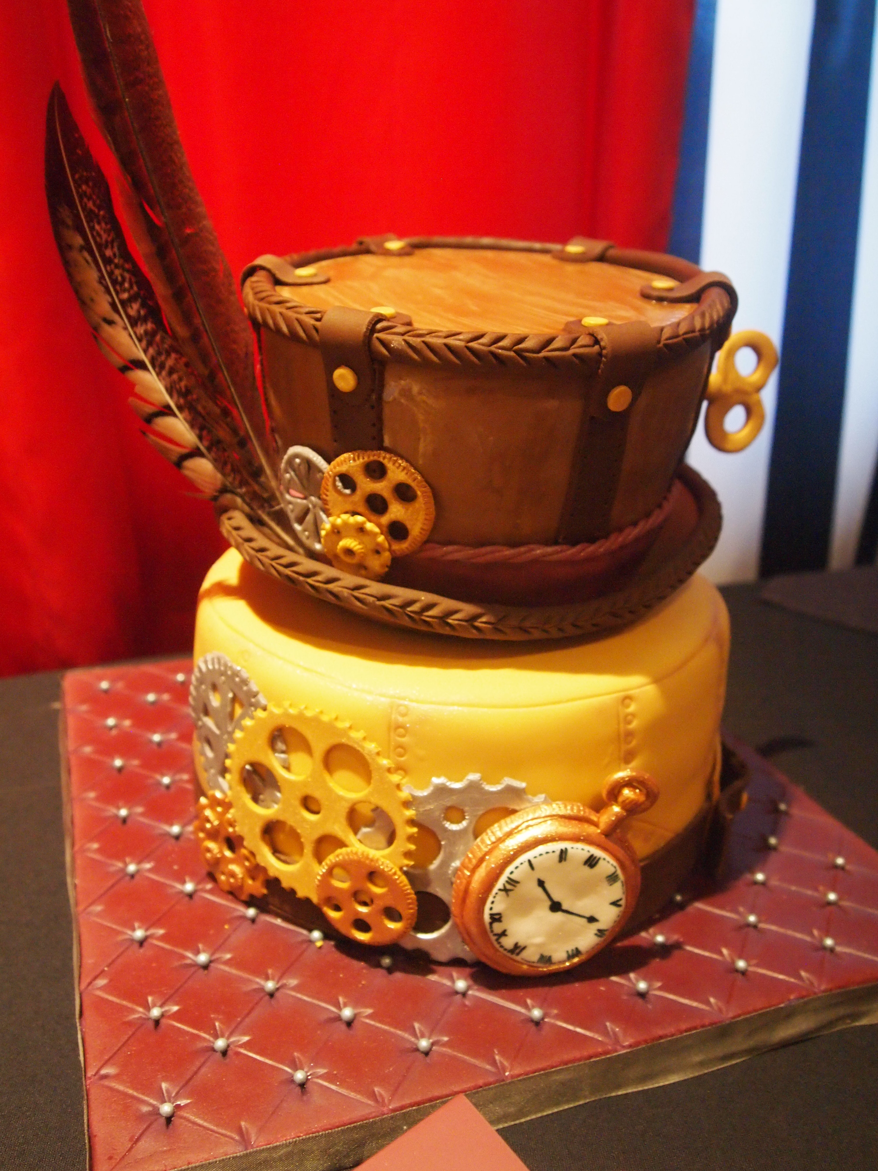 Steampunk Top Hat Cake